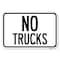 Signmission Truck Sign No Trucks Heavy-Gauge Aluminum Sign, 12" x 18", A-1218-22786 A-1218-22786 - alternate 1